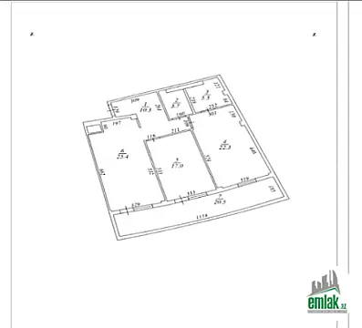 Satılır 3 otaqlı yeni tikili 113.6 m²