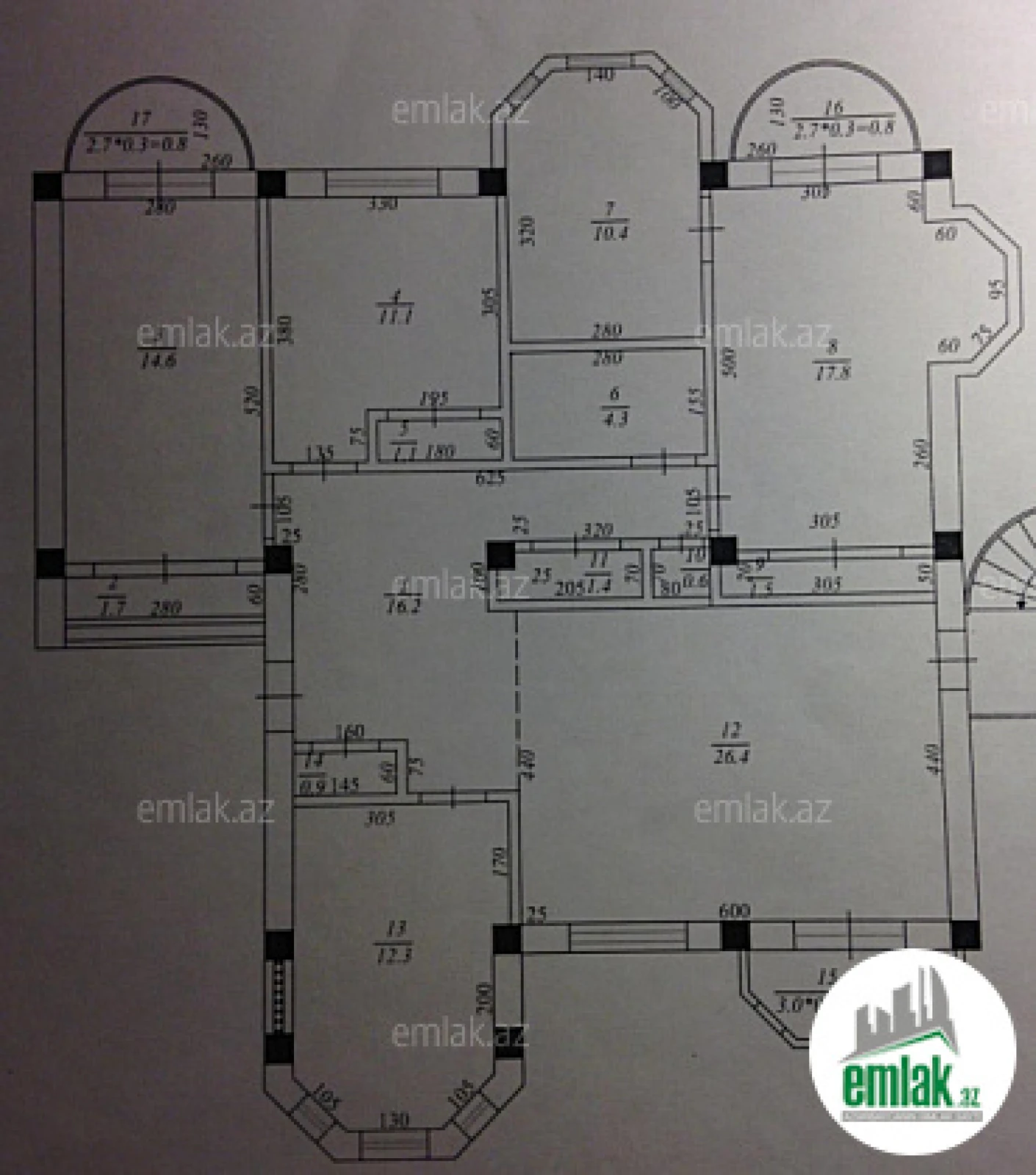Satılır 4 otaqlı yeni tikili 125 m²