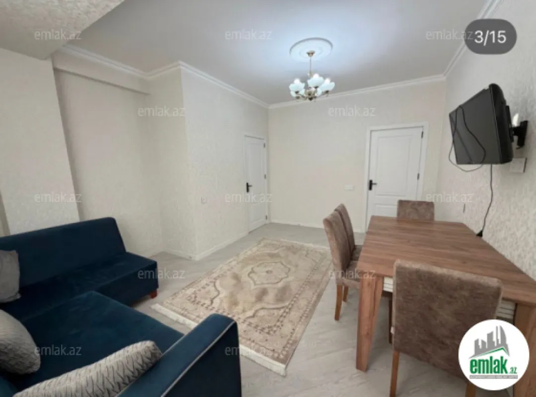 Satılır 2 otaqlı yeni tikili 53 m²