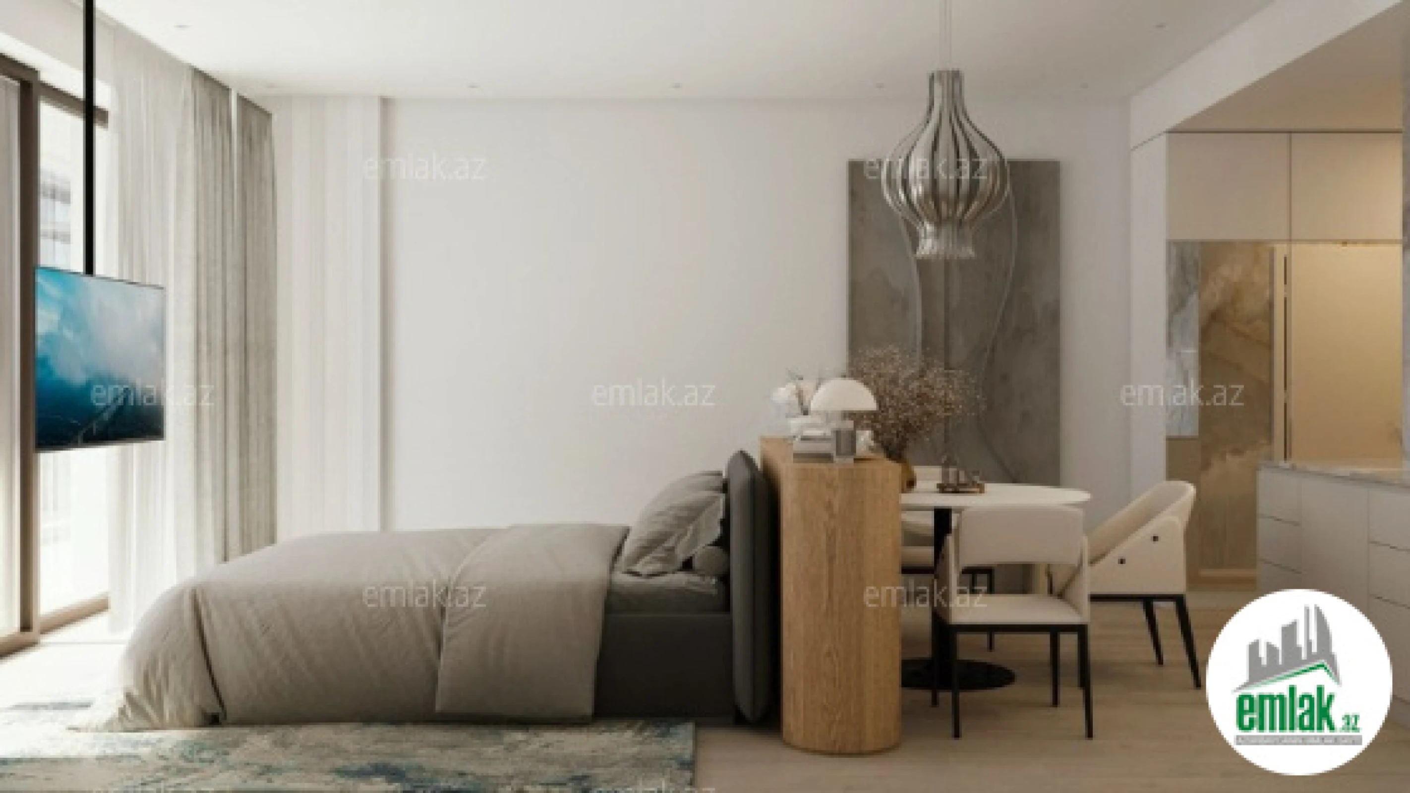 Satılır 1 otaqlı yeni tikili 49.9 m²