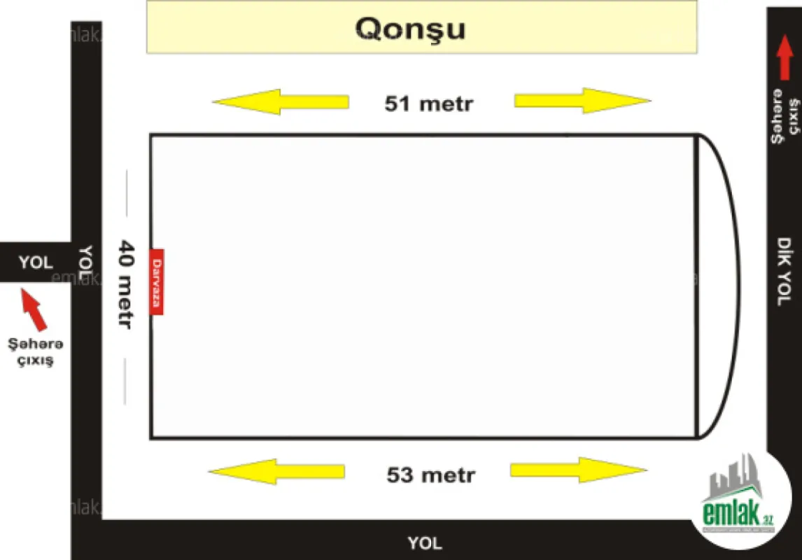 Satılır torpaq sahəsi 21.6 m²