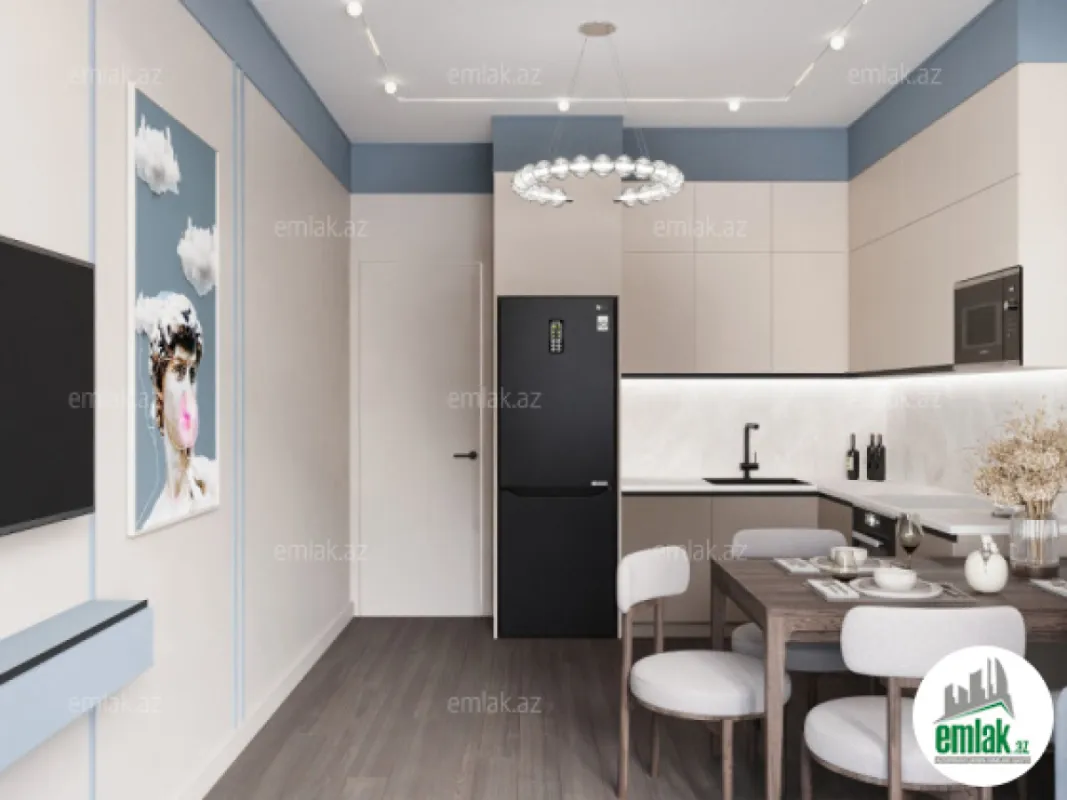 Satılır 2 otaqlı yeni tikili 55 m²