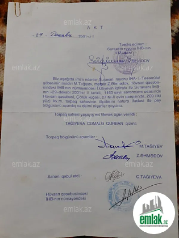 Satılır 3 otaqlı həyət evi 65 m²