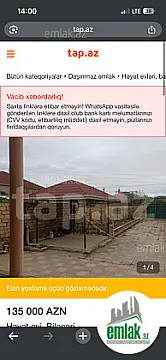 Satılır 3 otaqlı həyət evi 100 m² — Bakı, Şəhər mərkəzi 3 otaq 100.00 m²