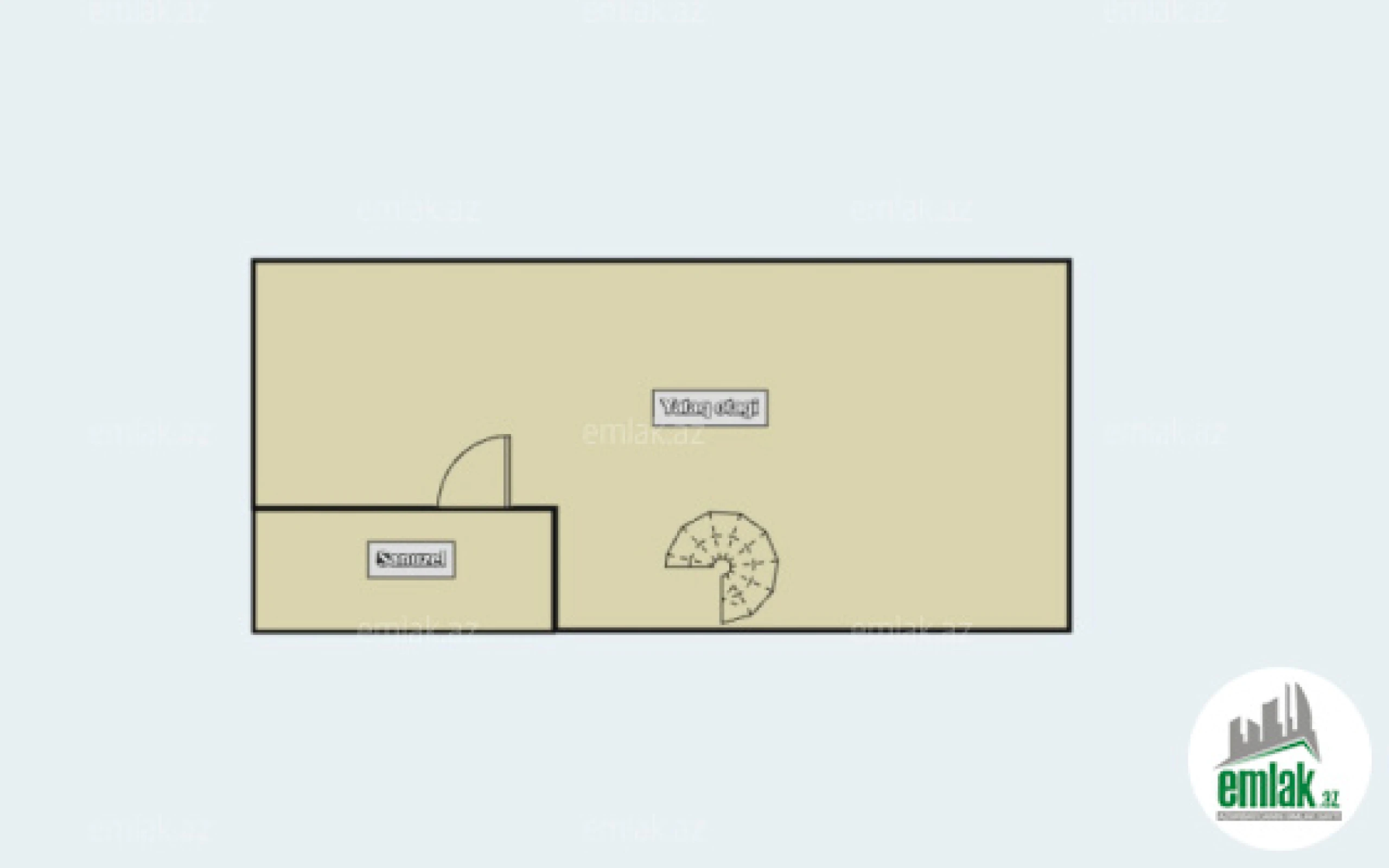 Satılır 2 otaqlı köhnə tikili 50 m²