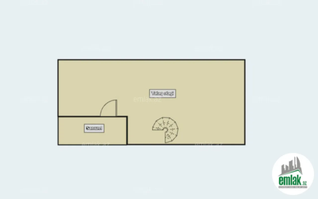 Satılır 2 otaqlı köhnə tikili 50 m²