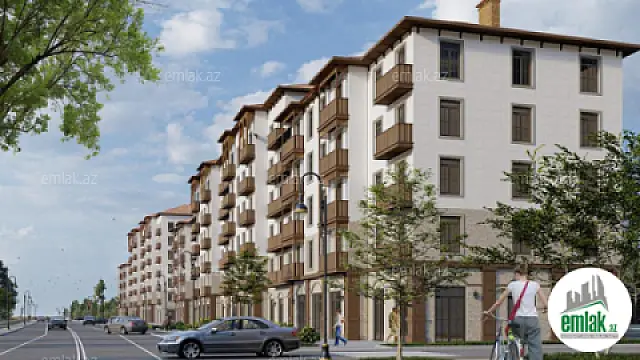 Satılır 2 otaqlı yeni tikili 63.95 m² — Şamaxı 2 otaq 63.95 m²