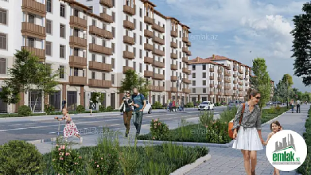 Satılır 2 otaqlı yeni tikili 89.1 m²
