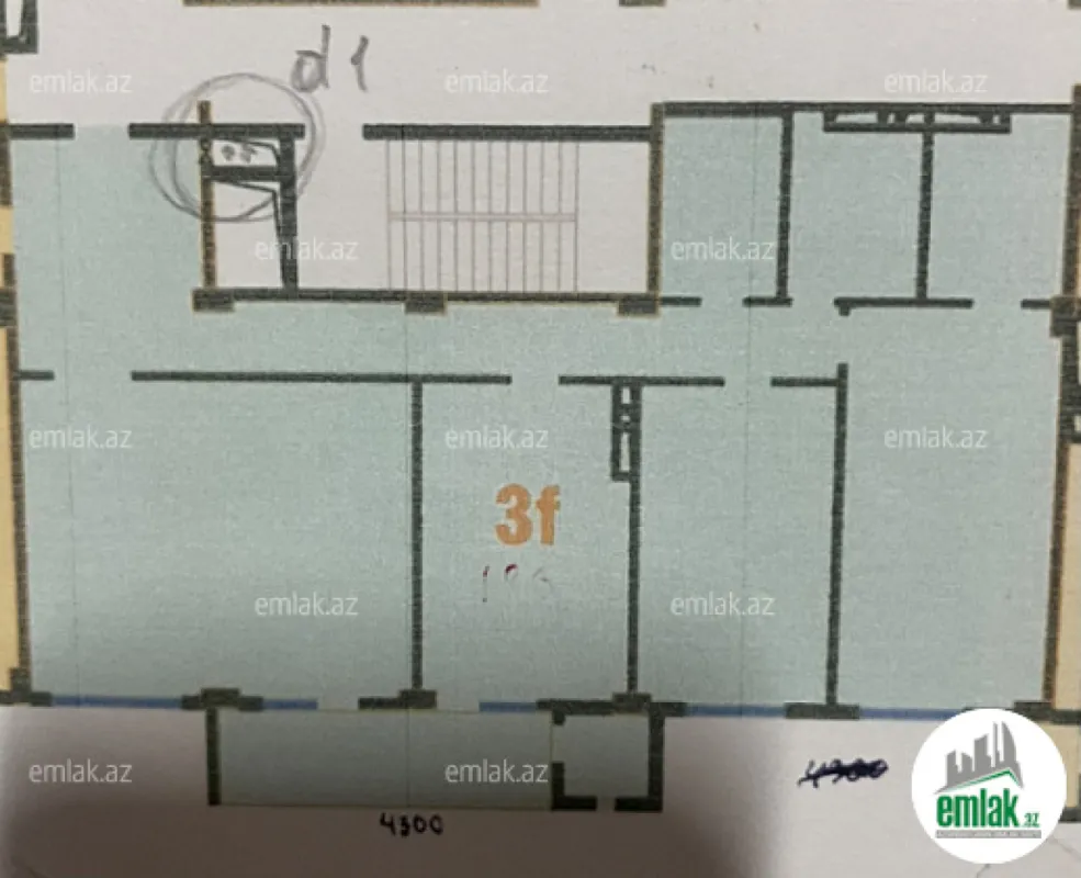 Satılır 3 otaqlı yeni tikili 185 m²