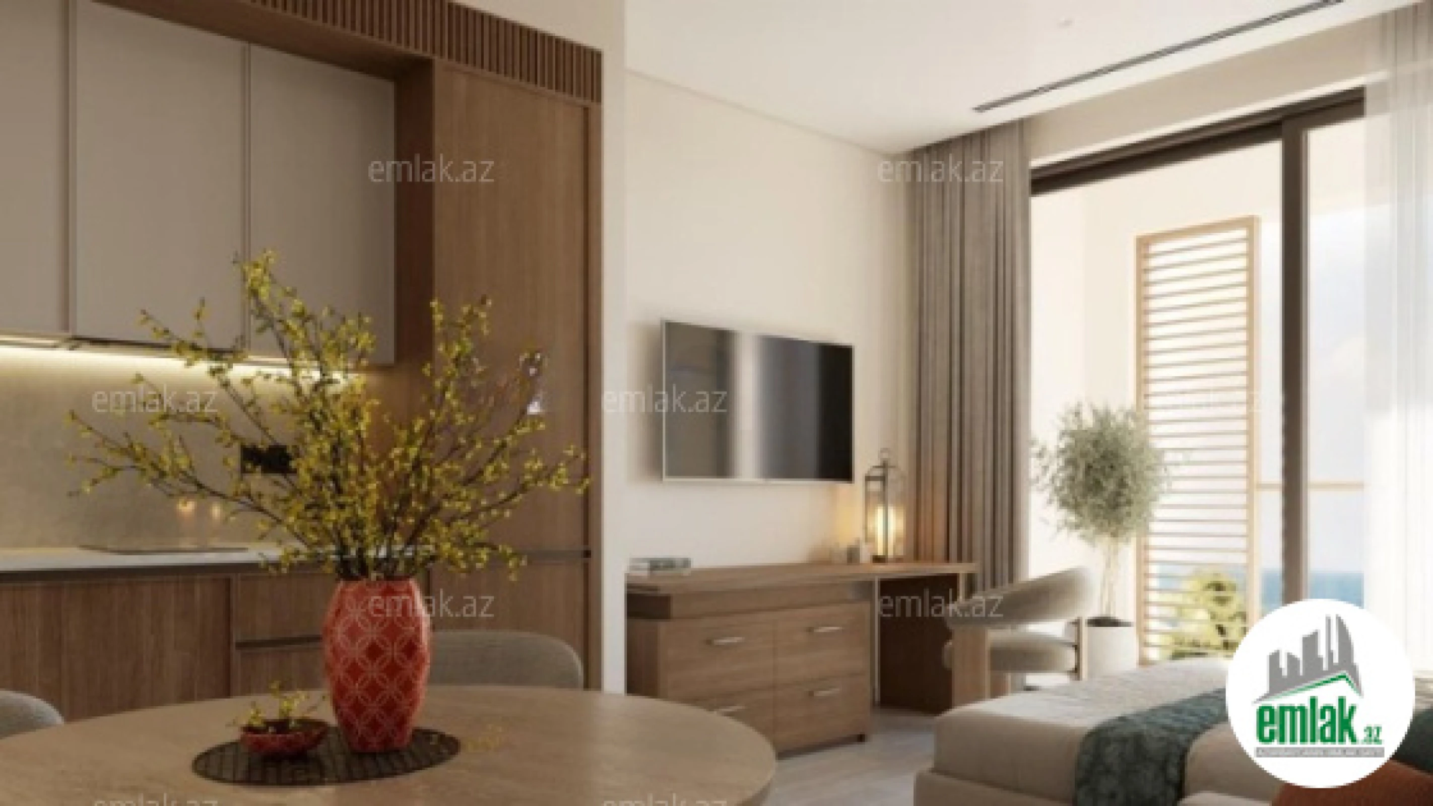 Satılır 1 otaqlı yeni tikili 48.9 m²