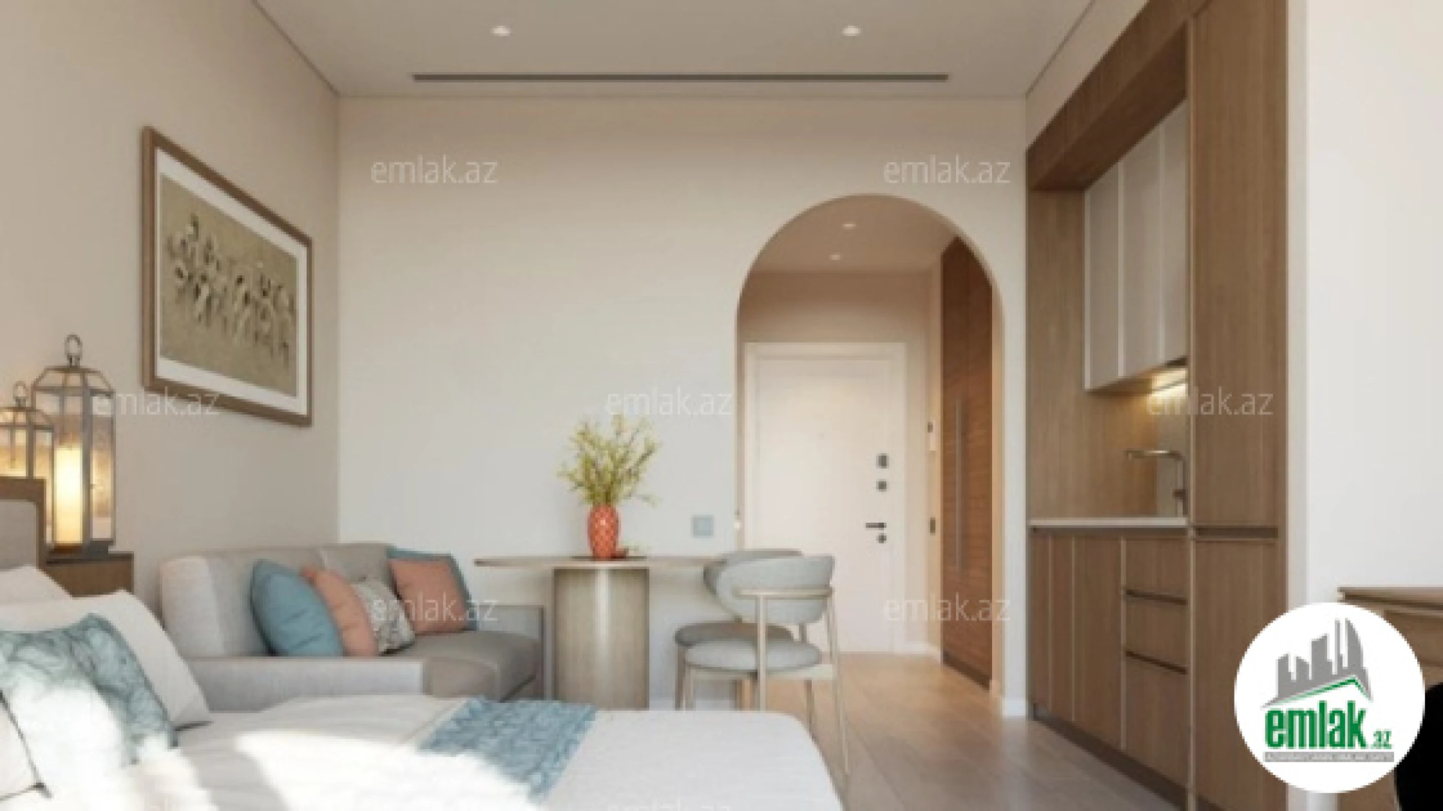 Satılır 1 otaqlı yeni tikili 48.9 m²