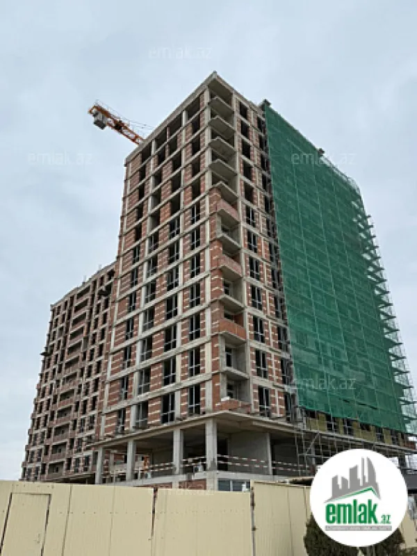 Satılır 1 otaqlı yeni tikili 53.4 m²