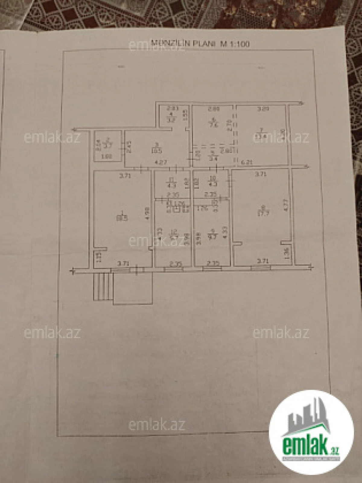 Satılır 5 otaqlı köhnə tikili 126 m²