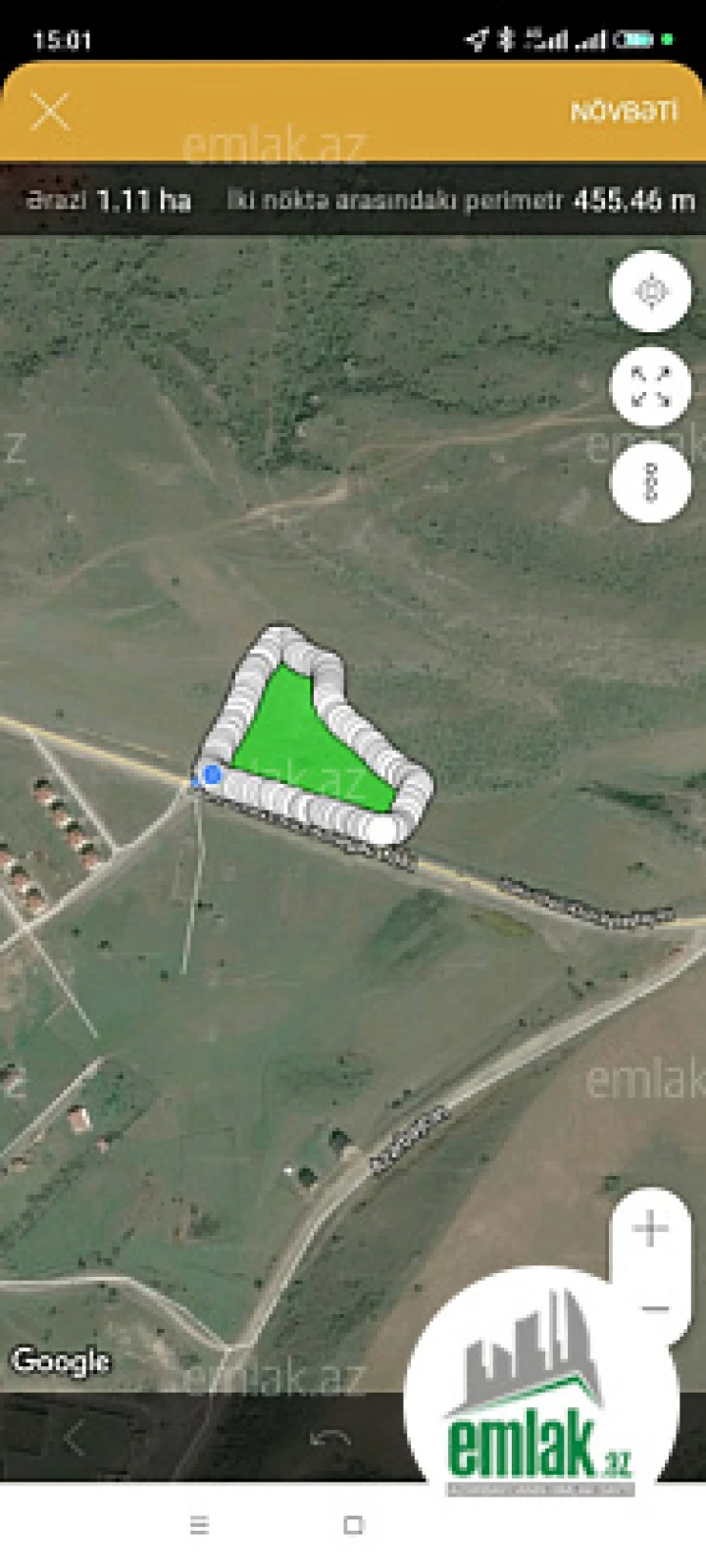 Satılır torpaq sahəsi 80 m²