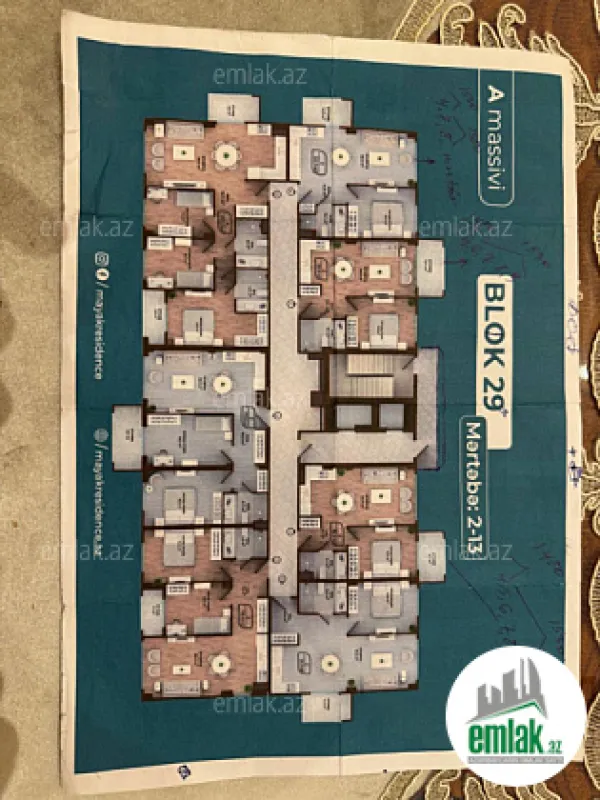 Satılır 1 otaqlı yeni tikili 53.9 m²