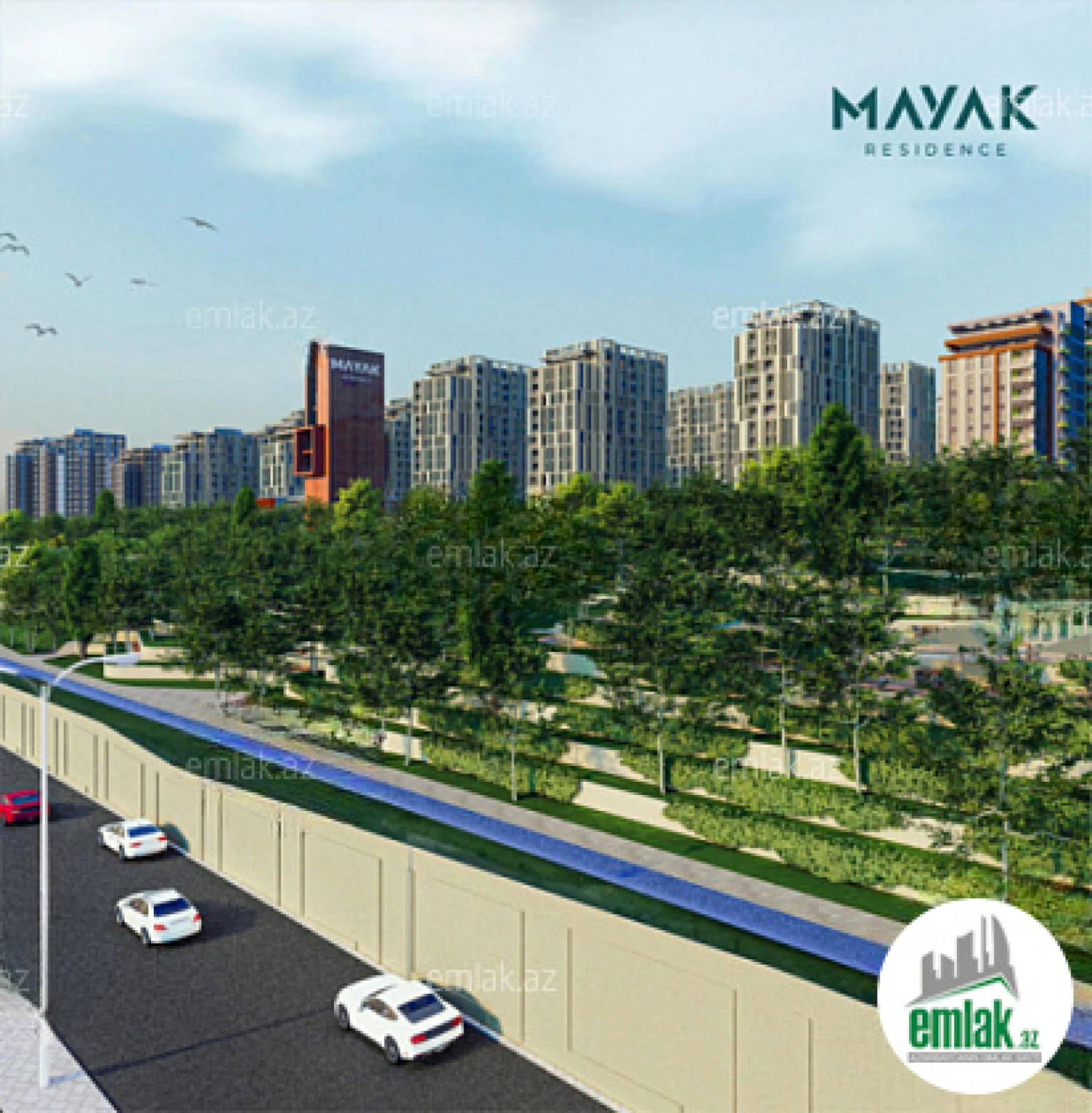 Satılır 1 otaqlı yeni tikili 53.9 m²