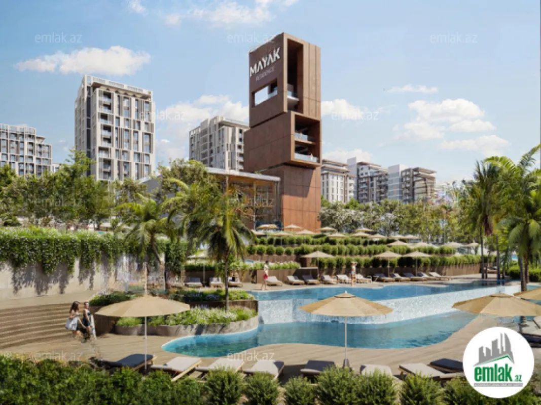 Satılır 1 otaqlı yeni tikili 53.9 m²