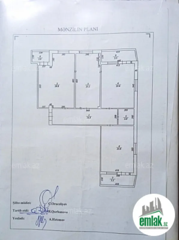 Satılır 3 otaqlı yeni tikili 122 m²