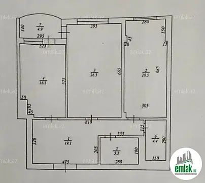 Satılır 2 otaqlı yeni tikili 107 m²