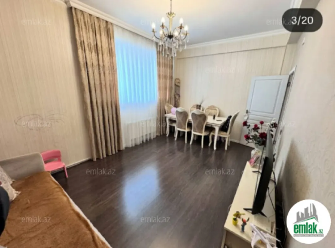 Satılır 2 otaqlı yeni tikili 60 m²