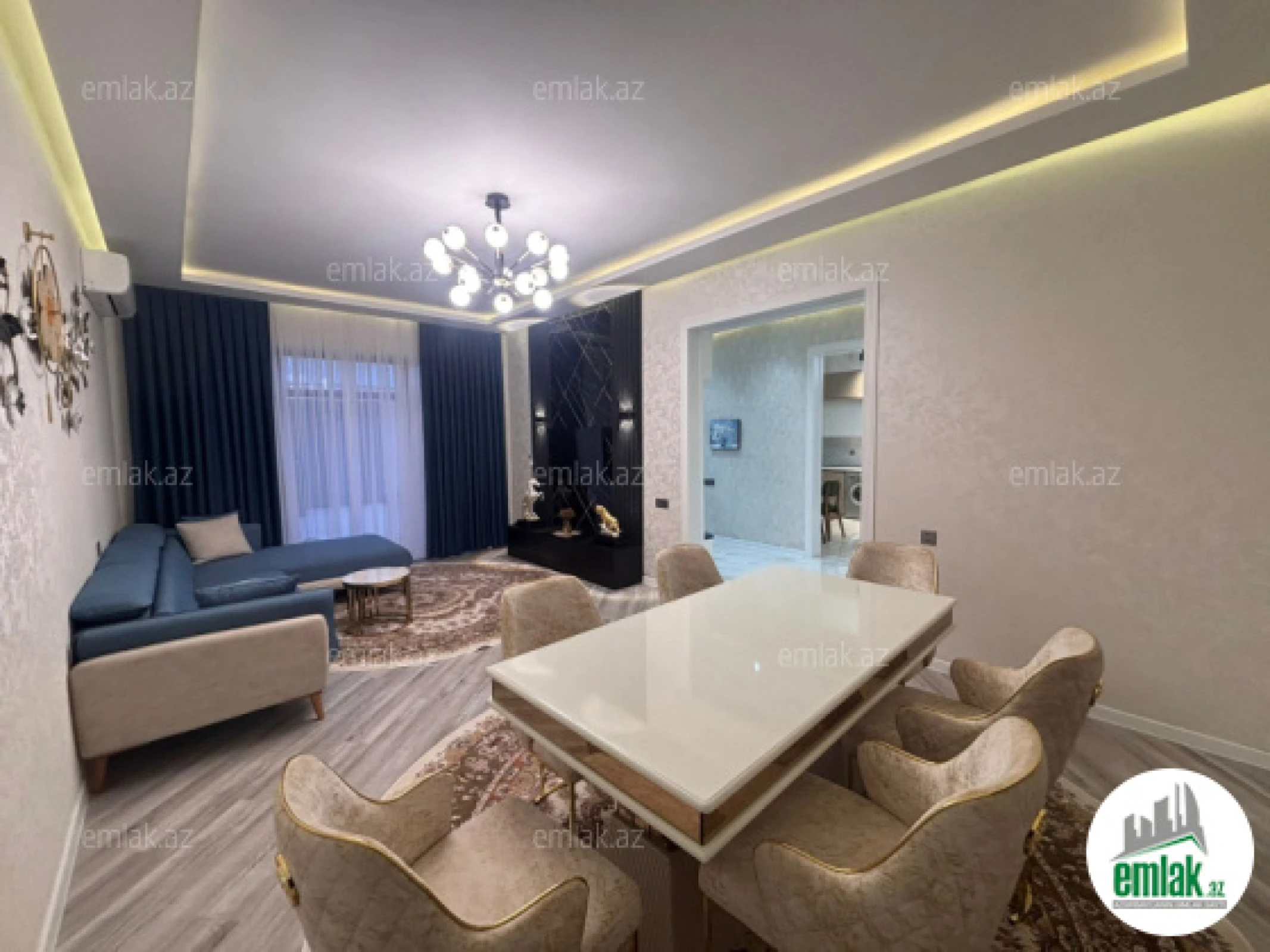 Satılır 4 otaqlı mənzil 150 m²