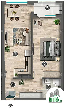 Satılır 2 otaqlı yeni tikili 74 m²
