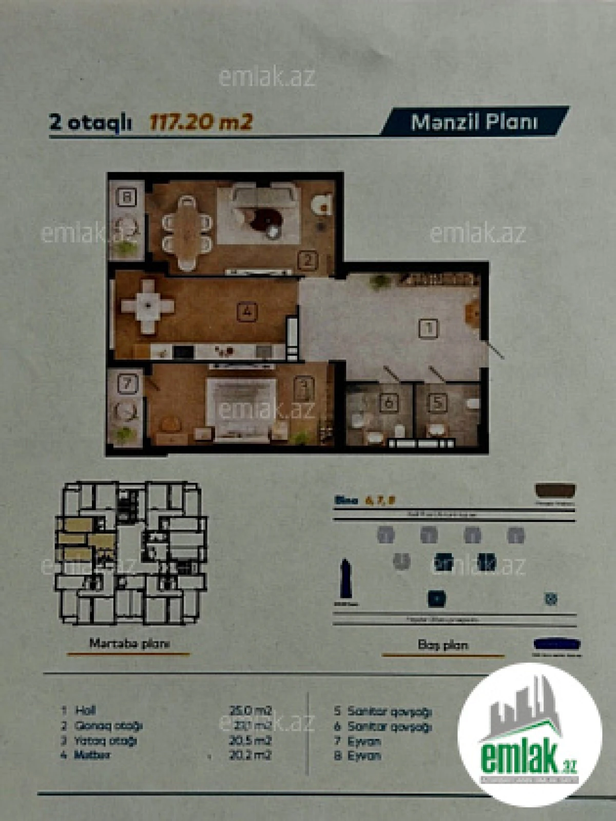 Satılır 3 otaqlı yeni tikili 118 m²