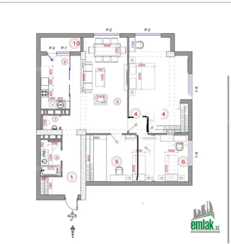 Satılır 3 otaqlı yeni tikili 138 m²