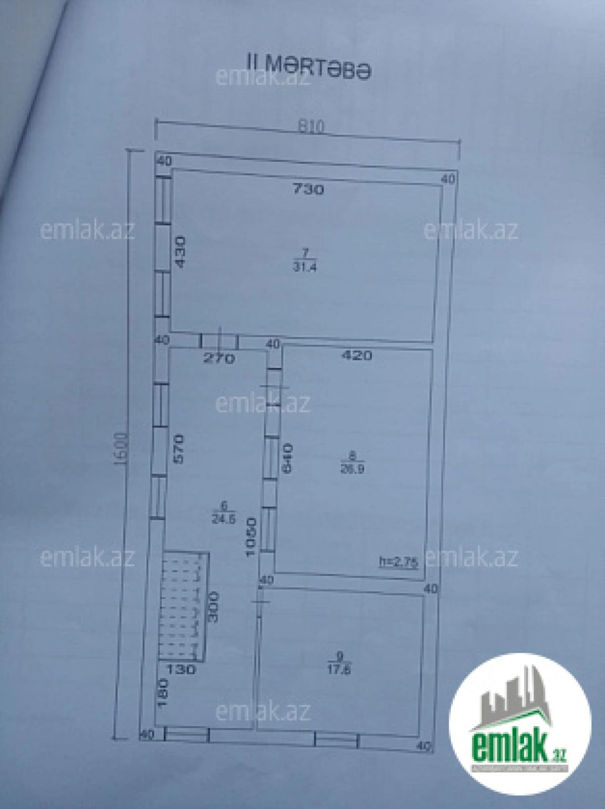 Satılır 5 otaqlı həyət evi 200 m²