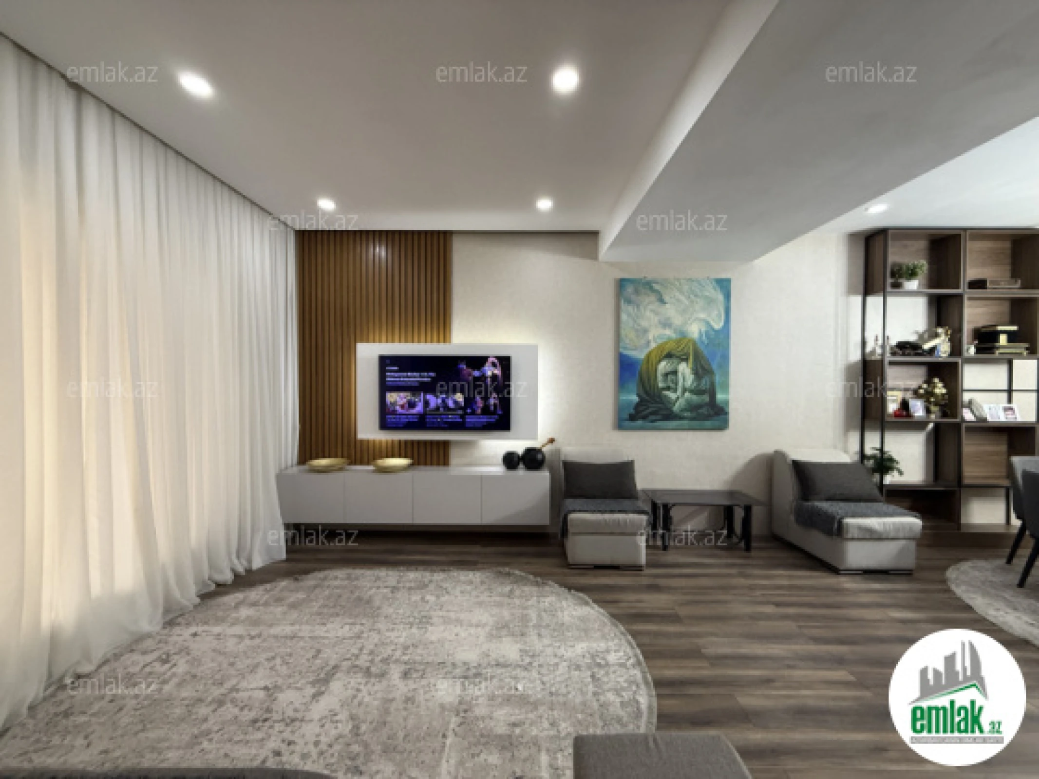 Satılır 7 otaqlı mənzil 220 m²
