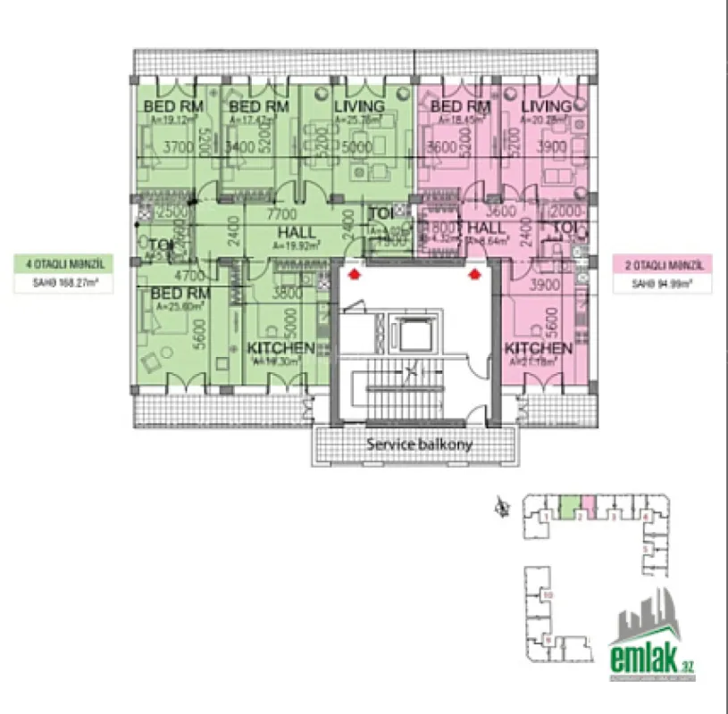 Satılır 4 otaqlı yeni tikili 170 m²