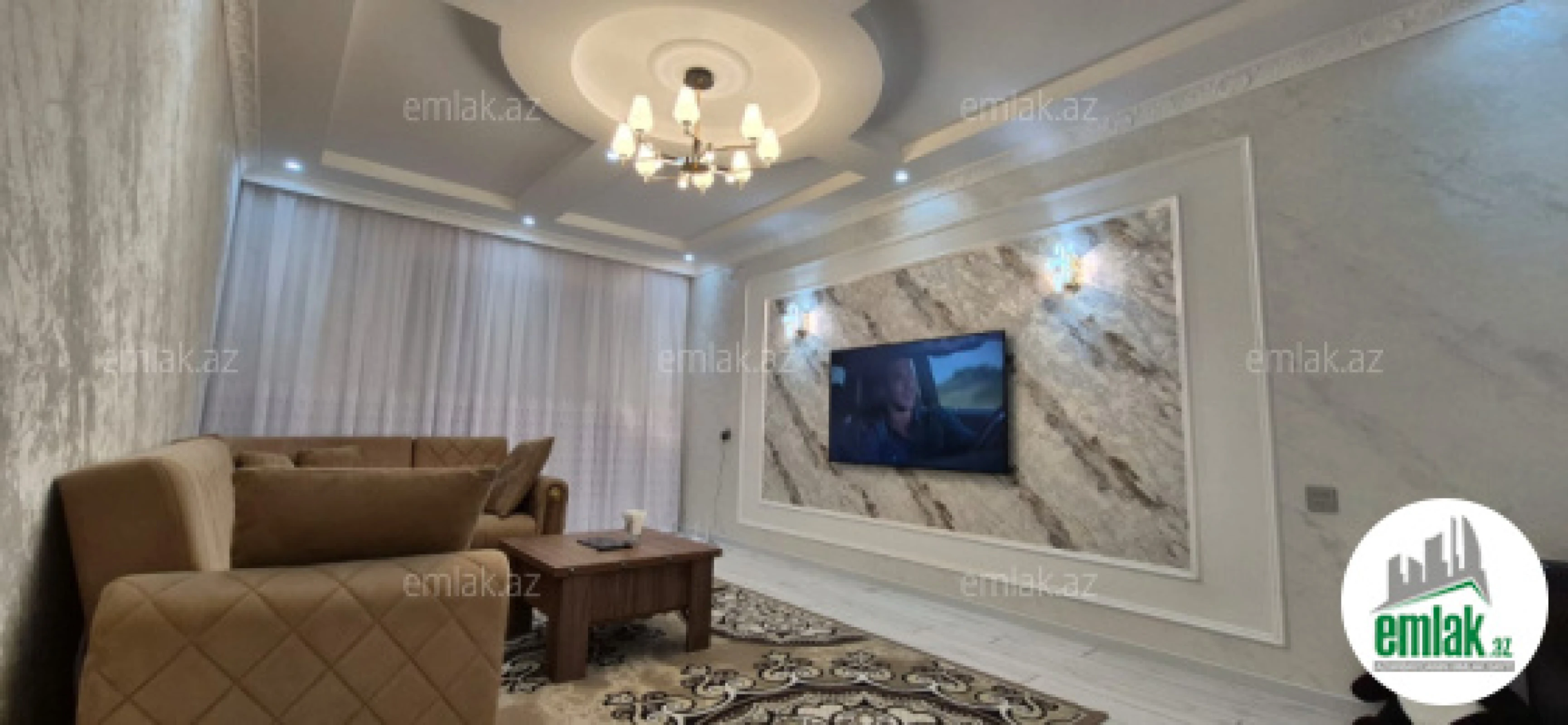 Satılır 4 otaqlı mənzil 120 m²