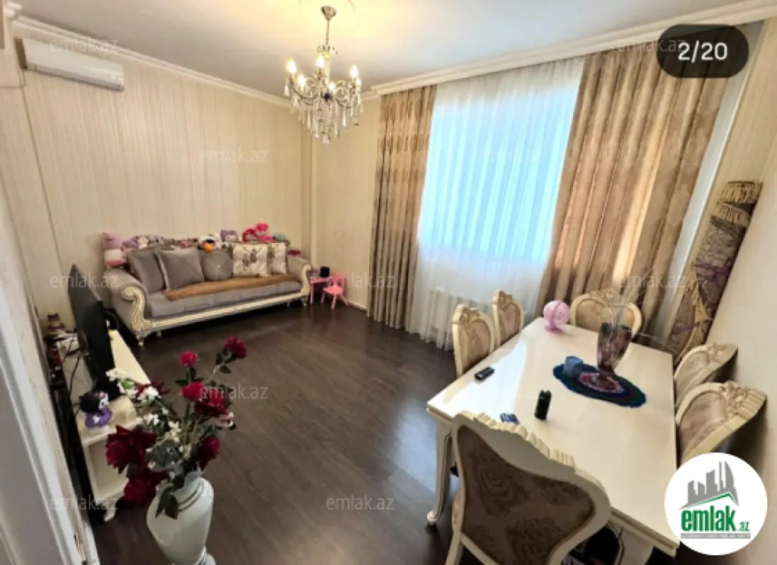 Satılır 2 otaqlı yeni tikili 70 m²