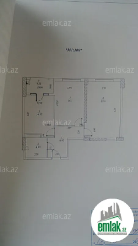 Satılır 2 otaqlı yeni tikili 74 m²
