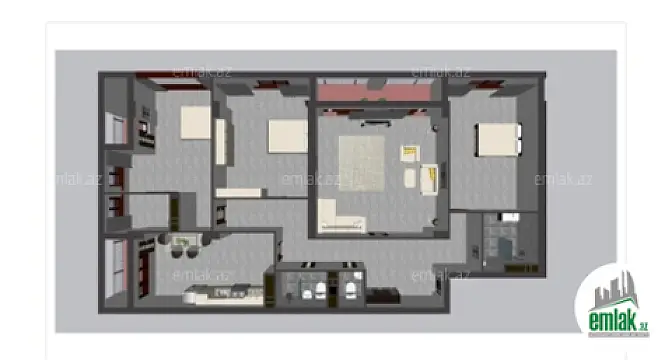 Satılır 4 otaqlı yeni tikili 234.64 m²
