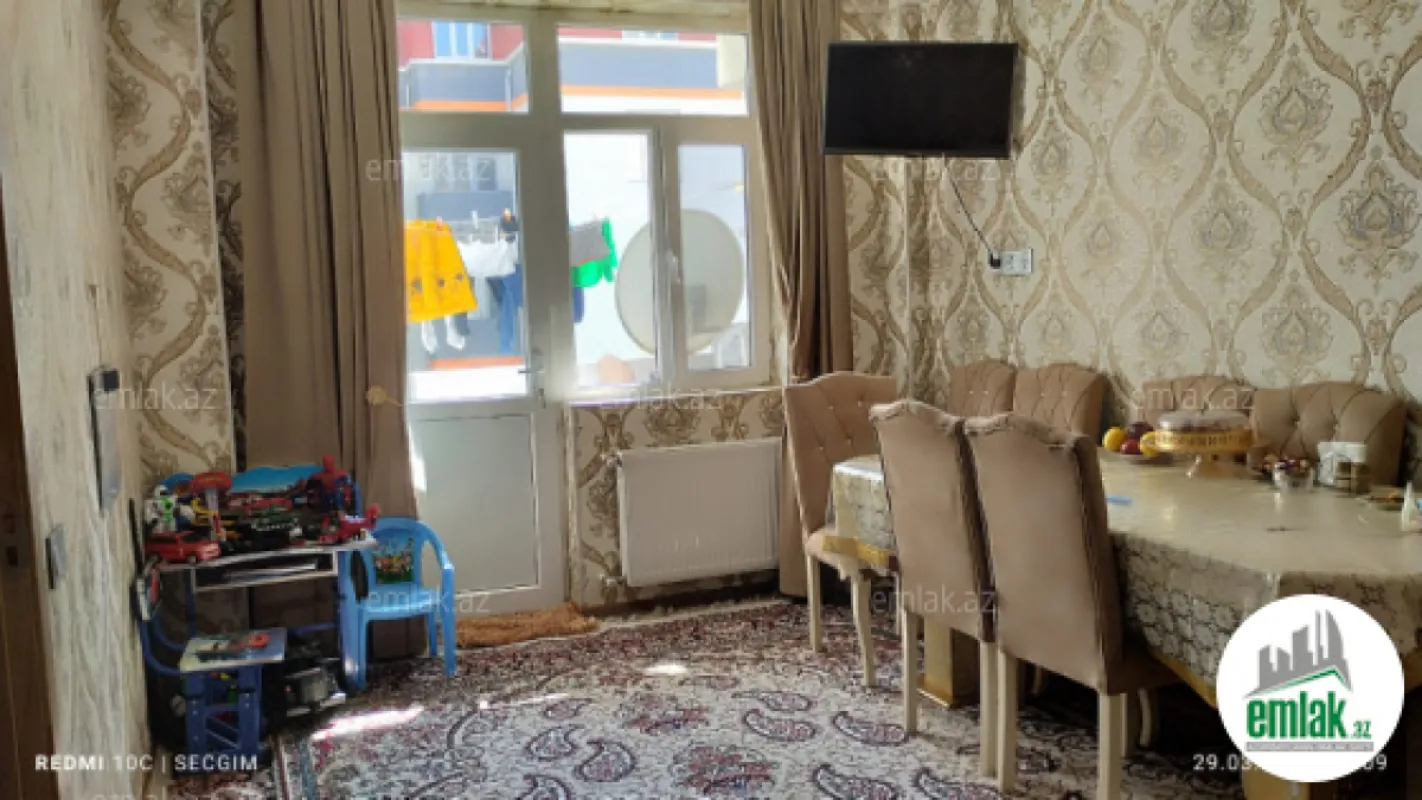 Satılır 2 otaqlı yeni tikili 55.5 m²