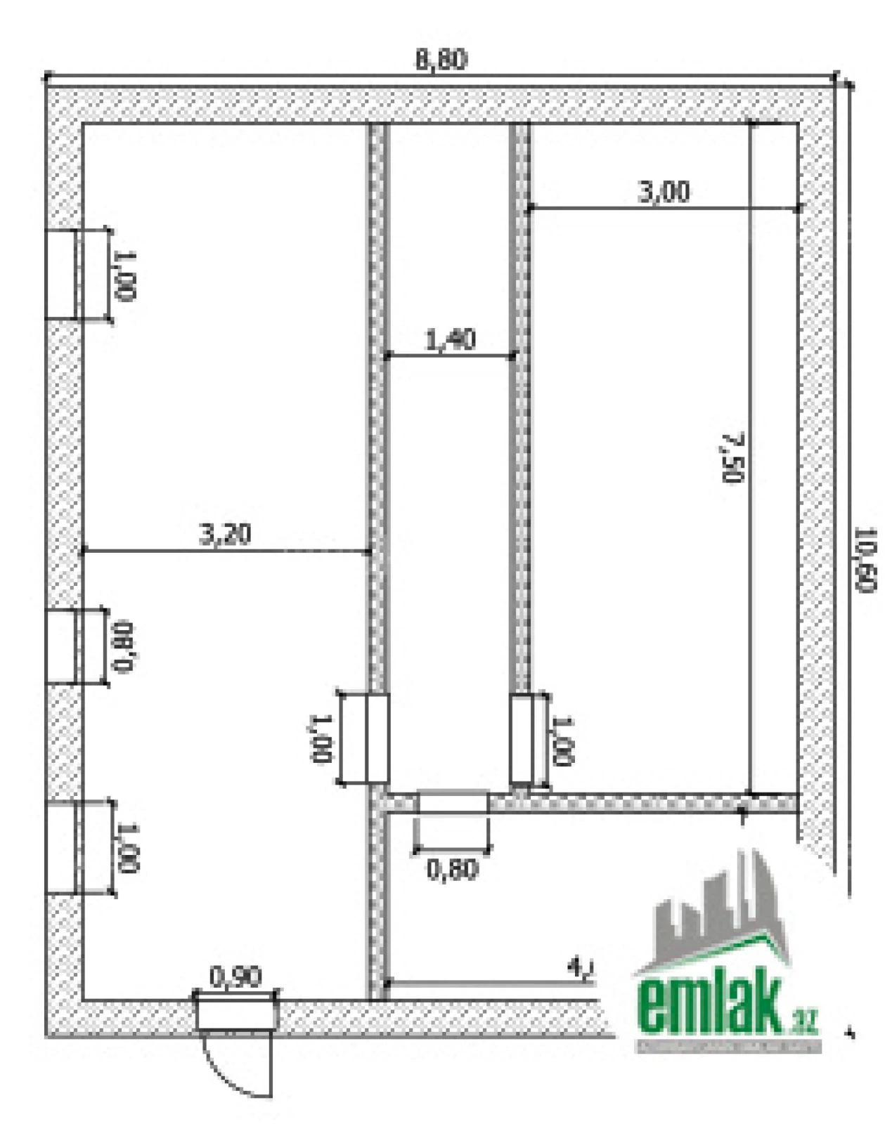 Satılır 6 otaqlı mənzil 200 m²