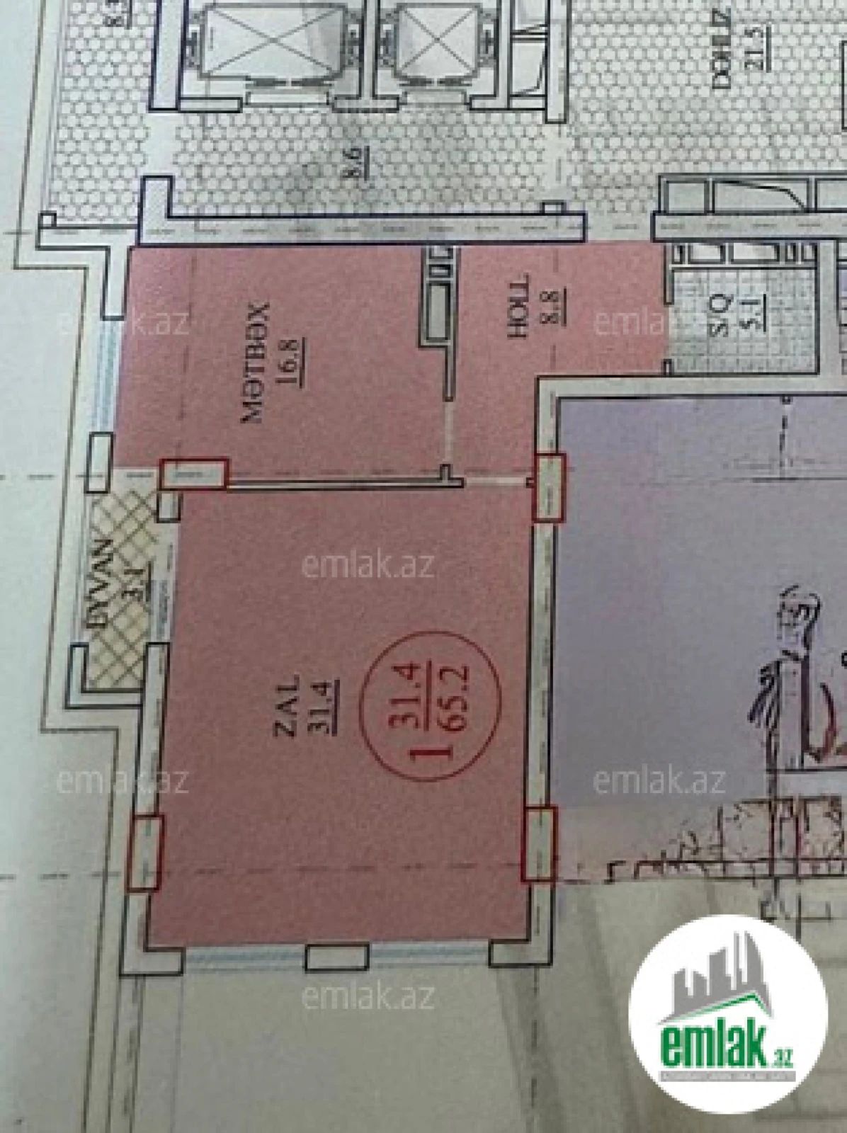 Satılır 2 otaqlı yeni tikili 67 m²