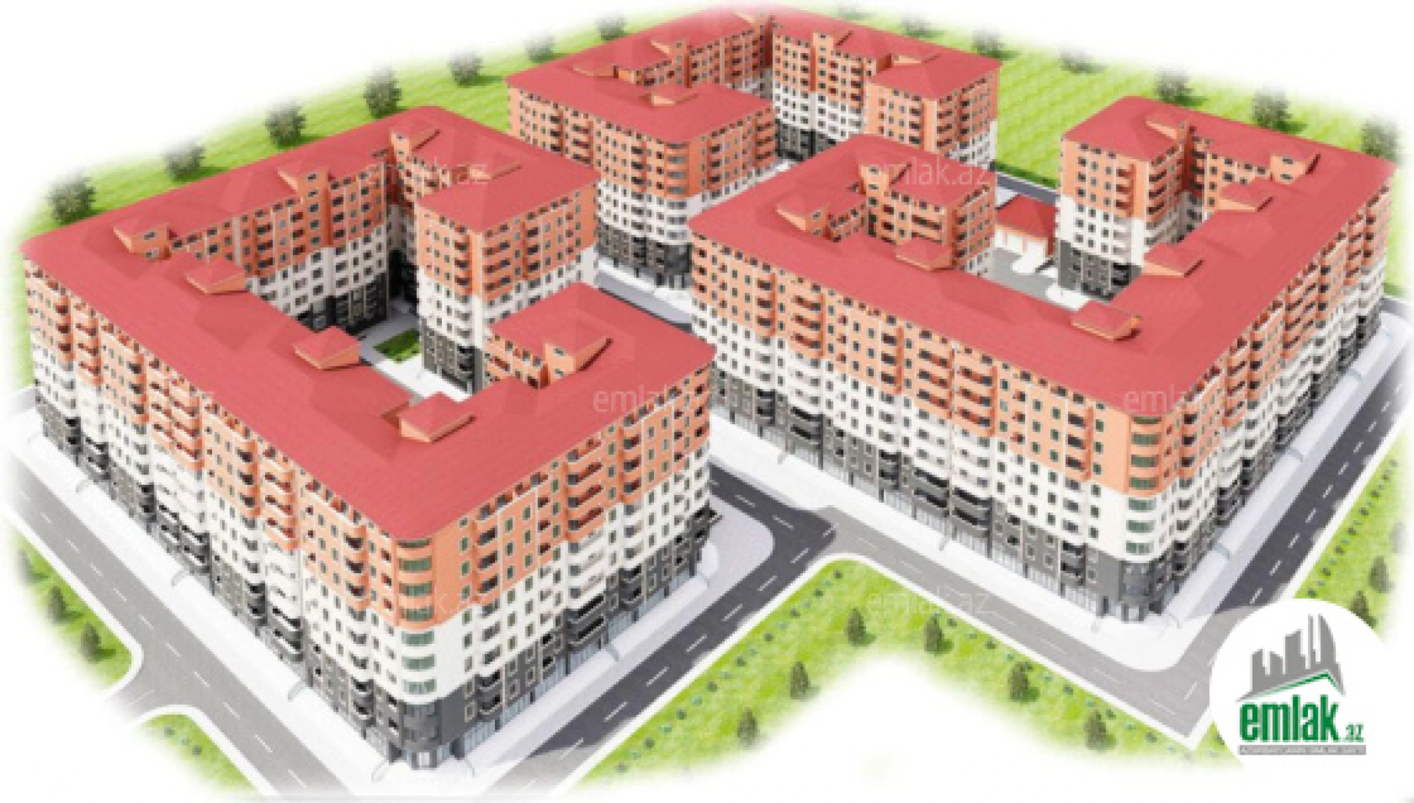 Satılır 2 otaqlı yeni tikili 61 m²