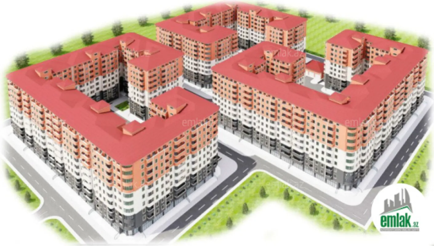 Satılır 2 otaqlı yeni tikili 61 m²