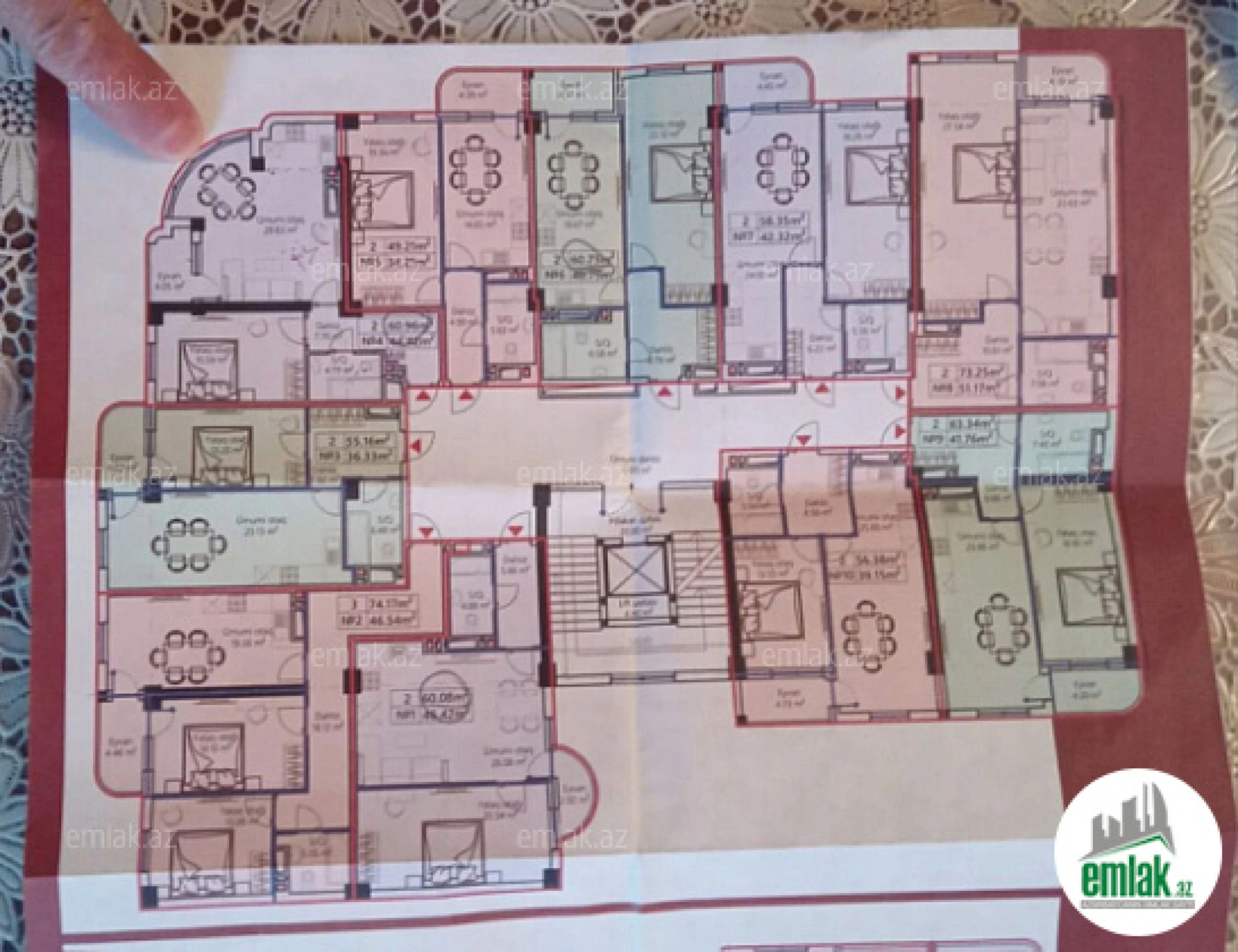 Satılır 2 otaqlı yeni tikili 61 m²