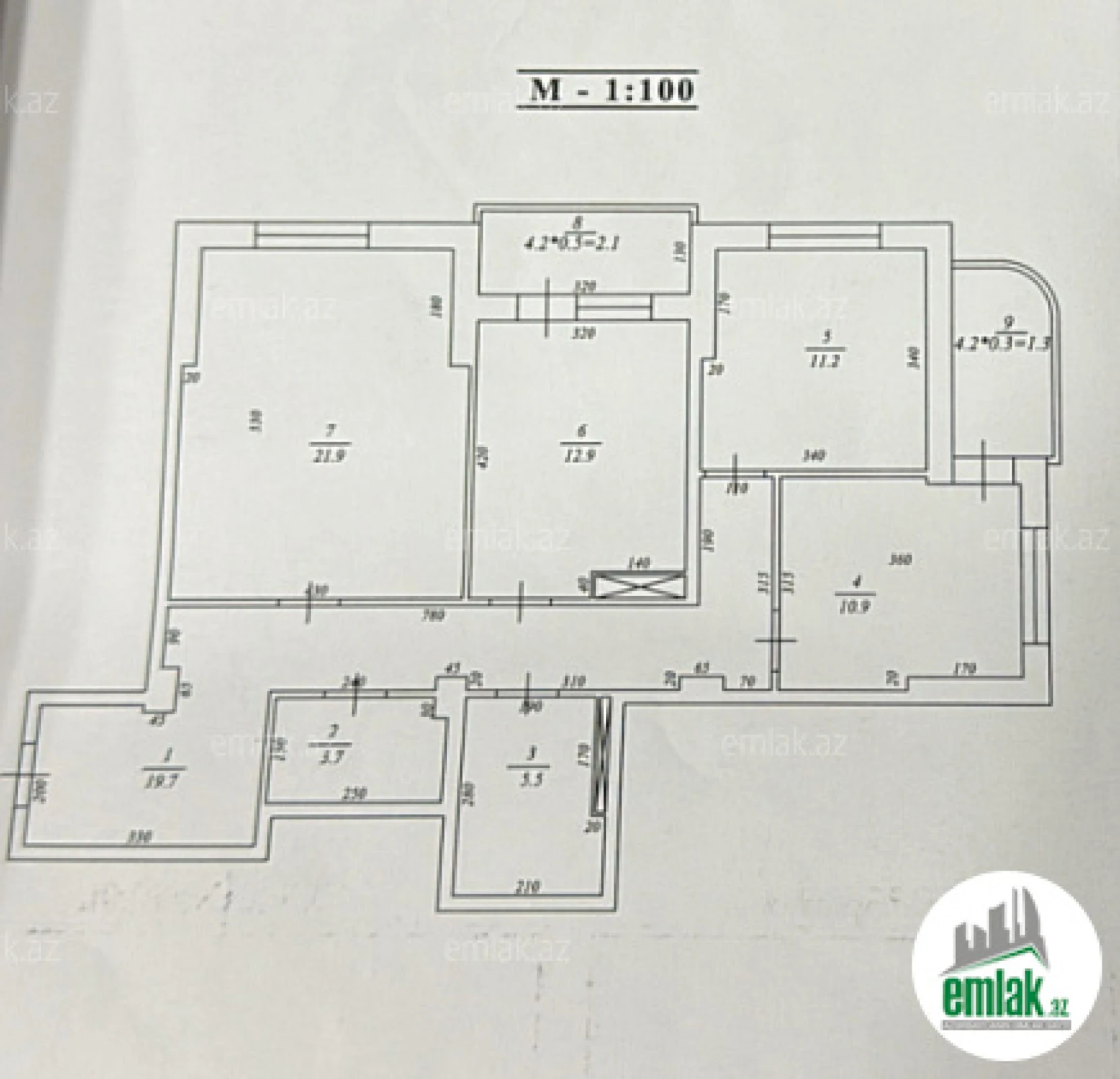 Satılır 3 otaqlı yeni tikili 115 m²