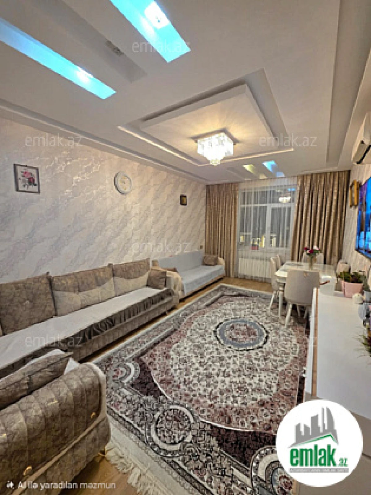 Satılır 2 otaqlı yeni tikili 60 m²
