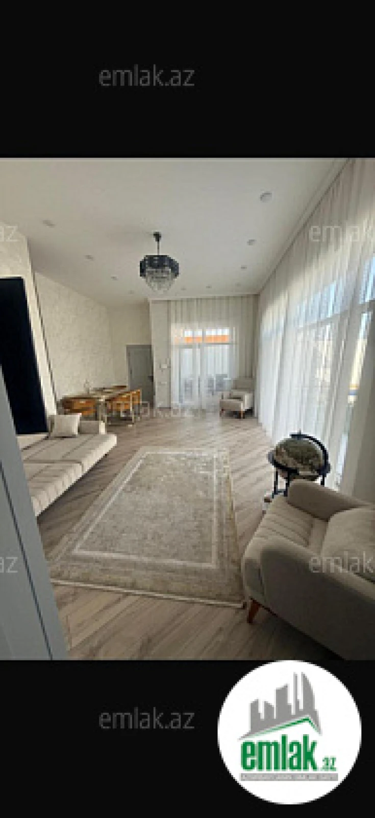 Satılır 4 otaqlı mənzil 120 m²
