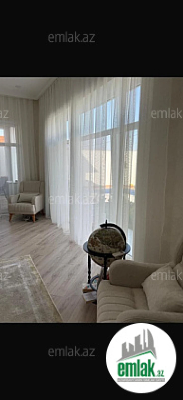 Satılır 4 otaqlı mənzil 120 m²