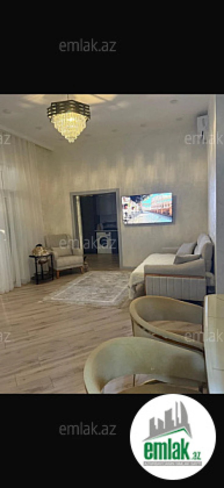 Satılır 4 otaqlı mənzil 120 m²