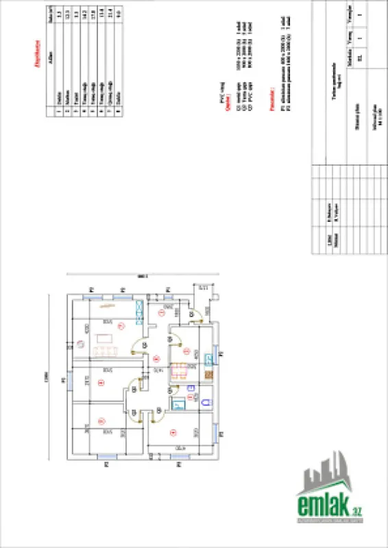 Satılır 4 otaqlı mənzil 132 m²