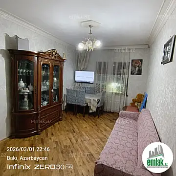 Satılır 2 otaqlı köhnə tikili 65 m² — Bakı 2 otaq 65.00 m²
