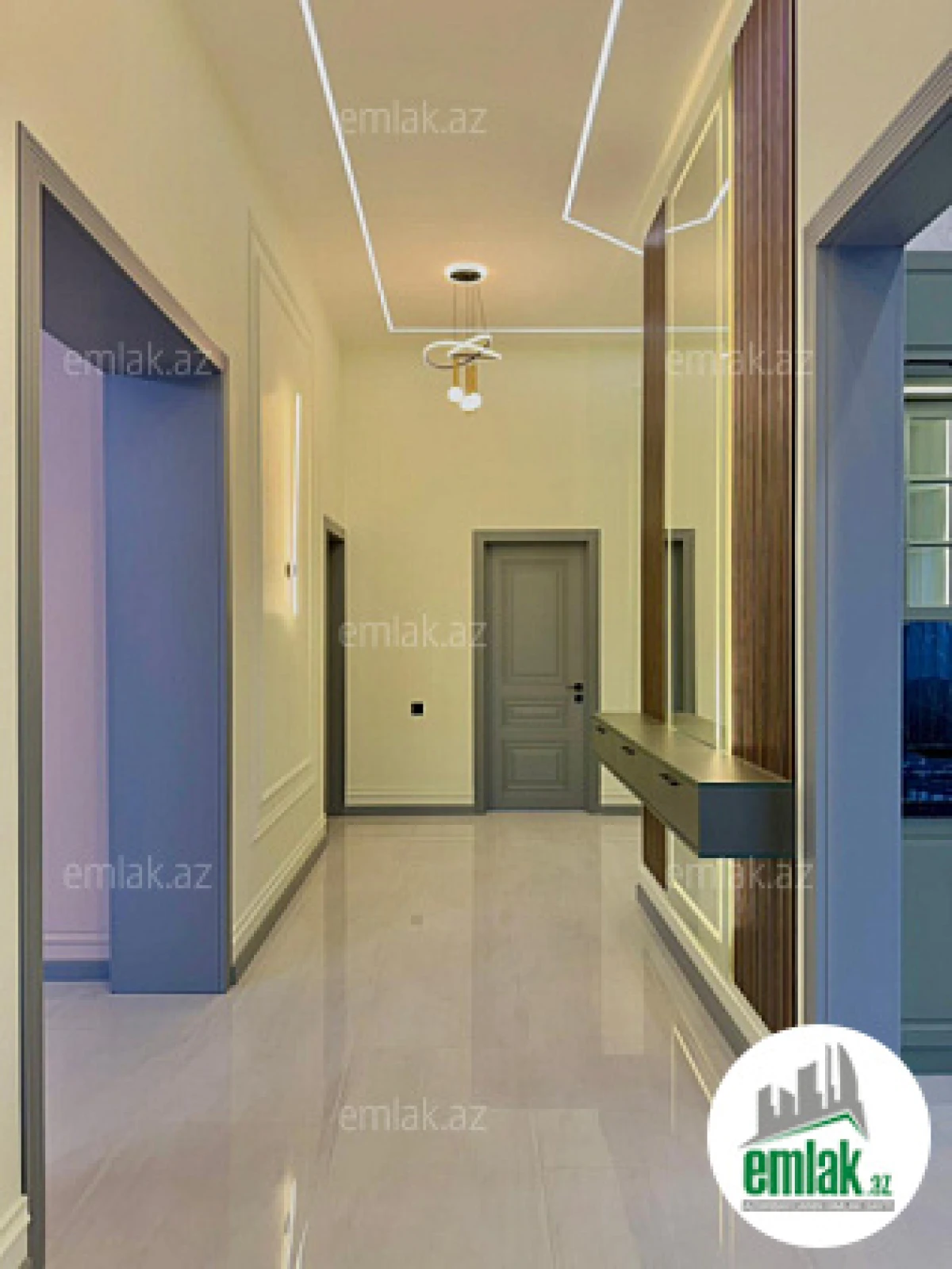 Satılır 4 otaqlı mənzil 202 m²
