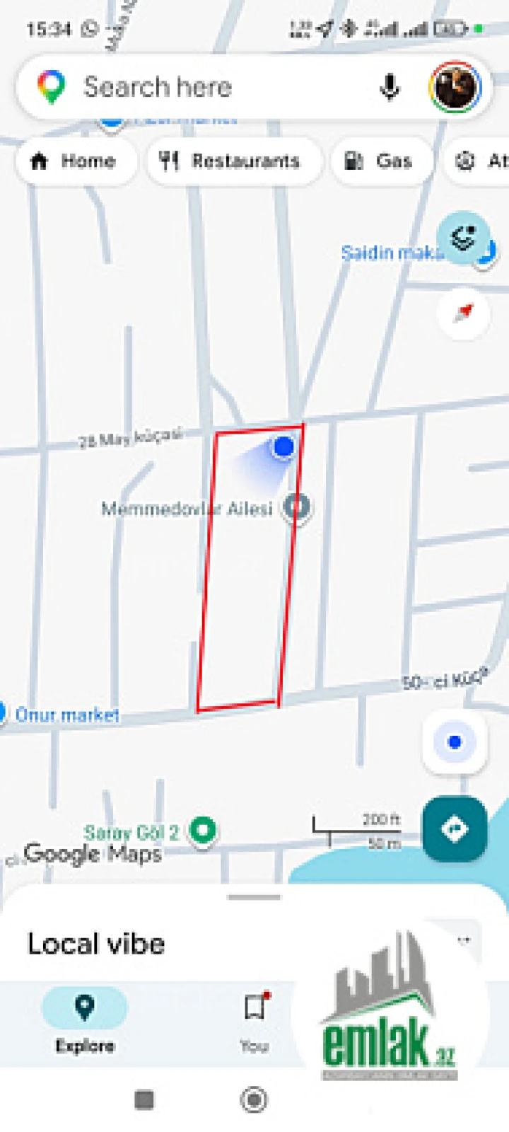 Satılır torpaq sahəsi 87.5 m²